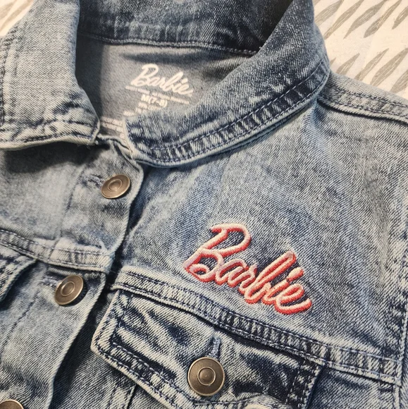 Barbie Girl Revolution Acid Washed Denim Jacket - Picture 2 of 5